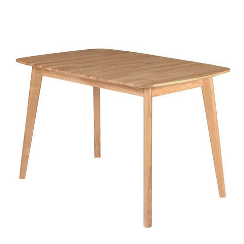 Table repas rectangulaire 120 cm, avec allonge Naturel 3S. x Home Meuble & Déco
