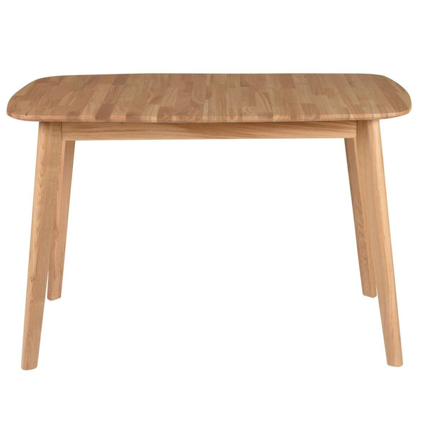 Table repas rectangulaire 120 cm, avec allonge en bois  Naturel 3S. x Home Meuble & Déco