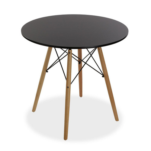 3S. x Home - Table Ronde Noire PRIYA - Table