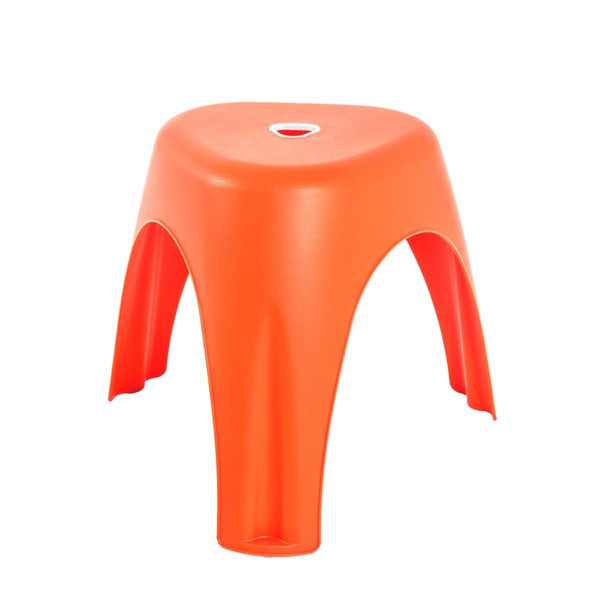 Tabouret empilable en PVC teint dans la masse Orange Orange 3S. x Home Meuble & Déco