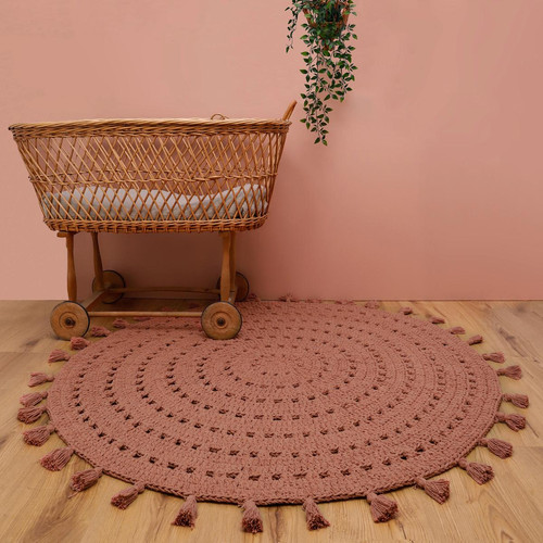 Tapis rond Rose 3S. x Home