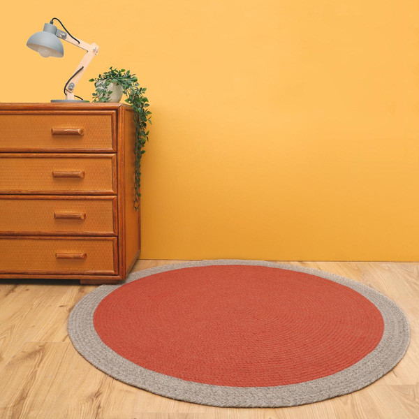 Tapis rond Rouge 3S. x Home