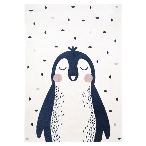 3S. x Home - Tapis enfant motif Pingouin Baldwin - La Déco Design
