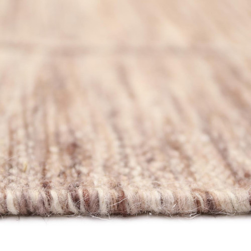 Tapis laine contemporain Brun Rose L Tapis rectangulaire