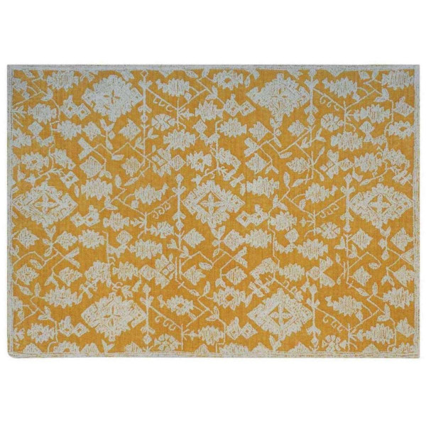 Tapis laine à motifs géometriques RENI or beige 160x230 Jaune 3S. x Home Meuble & Déco