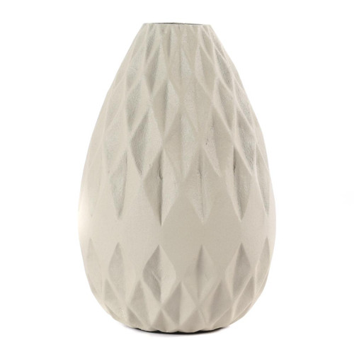 3S. x Home - Vase aluminium ivoire - La Déco Design