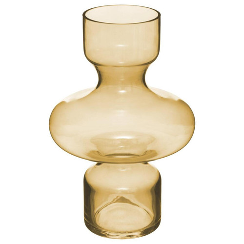 Vase en verre Arty ambré H29  3S. x Home Meuble & Déco