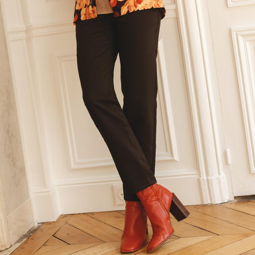 3S. x Le Vestiaire - Pantalon uni poches et pinces femme - Noir - Vente Flash Estivale