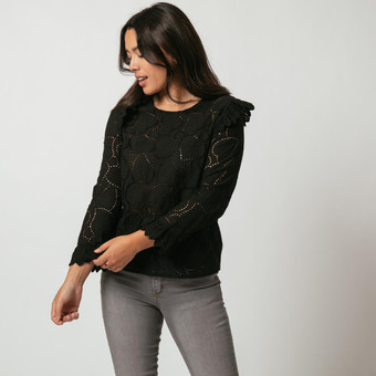 Top broderie anglaise
