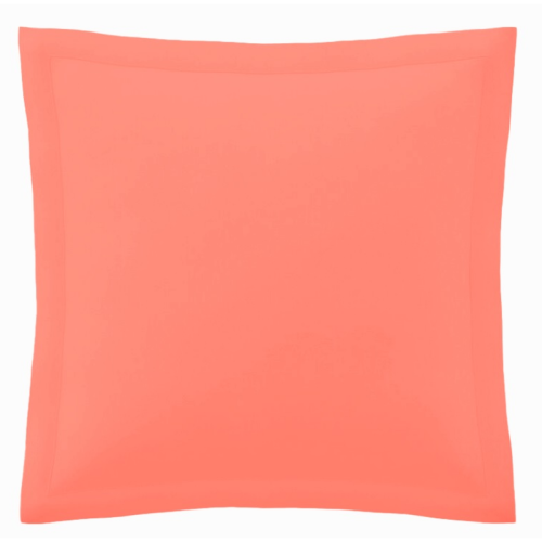 3S. x Tertio (Nos Unis) - Taie d'oreiller polycoton TERTIO® - Pêche - Linge de lit orange