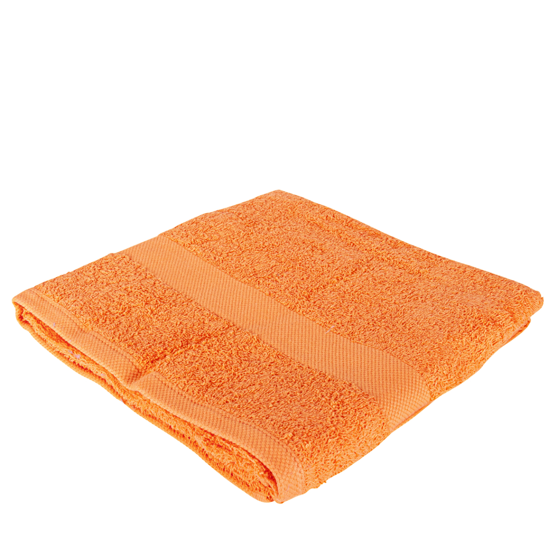 drap de bain ou drap de plage éponge orange