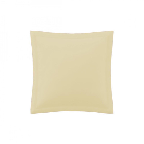 3S. x Tertio (Nos Unis) - Taie d'oreiller coton TERTIO® - Beige Ficelle - Linge de lit matiere naturelle