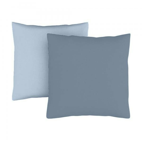 Taie d'oreiller coton TERTIO® - Bleu Glacier / Bleu Orage 3S. x Tertio (Nos Unis) Linge de maison