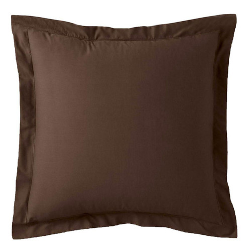 3S. x Tertio (Nos Unis) - Taie d'oreiller coton TERTIO® - Chocolat - Taies d oreillers traversins marron