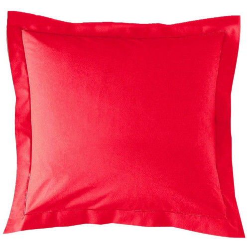 3S. x Tertio (Nos Unis) - Taie d'oreiller coton TERTIO® - Rouge Carmin - Sélection linge de lit unis