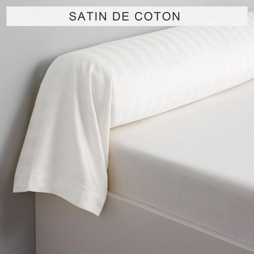 3S. x Tertio (Nos Unis) - Taie D'oreiller satin de coton TERTIO® - Blanc - Promo Linge de maison