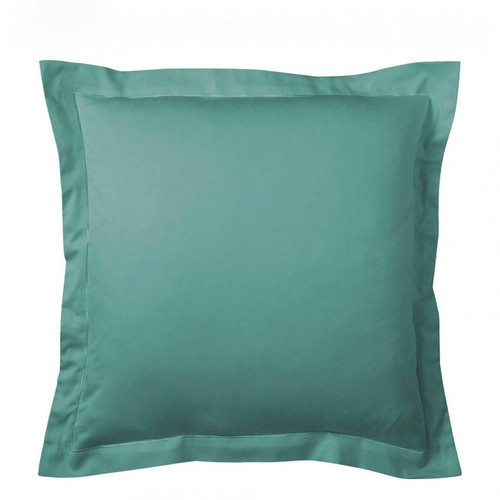 3S. x Tertio (Nos Unis) - Taie d'oreiller satin de coton TERTIO® - vert émeraude - Sélection linge de lit unis