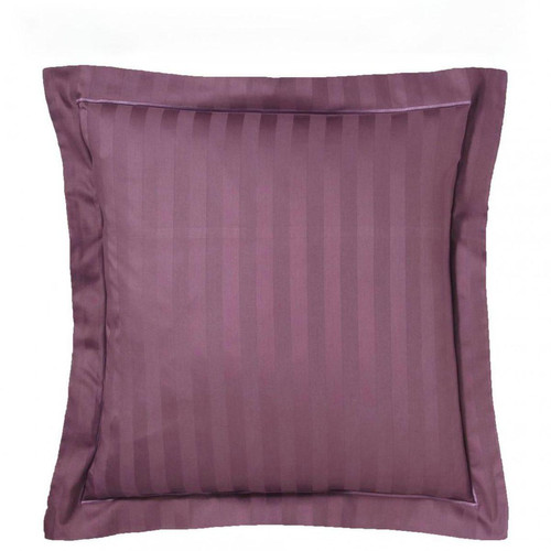 3S. x Tertio (Nos Unis) - Taie d'oreiller satin de coton TERTIO® - violet - Linge de lit violet