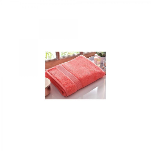 Becquet - Lot de 2 serviettes unies lauréat 450g/m2 - Rouge - Linge de maison