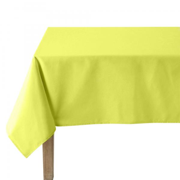 Nappe unie en coton 150x190cm jaune  Coucke Linge de maison