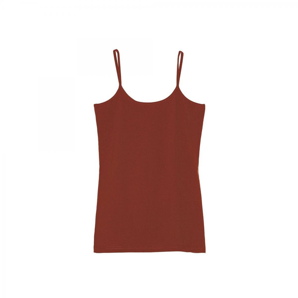 Tee-shirt uni à bretelles maille élastique femme - Rouge 3 SUISSES