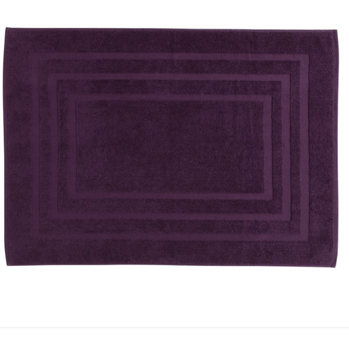 3S. x Tertio (Nos Unis) - Tapis de bain en éponge 750 gm² TERTIO®- violet - Promo Linge de maison