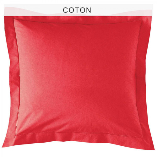 3S. x Tertio (Nos Unis) - Taie d'oreiller coton TERTIO® - Rouge Carmin - Taies d'oreillers unies
