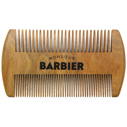 Monsieur Barbier - Peigne Double Face Barbe Et Cheveux Final Touch En Bois De Santal - Beauté