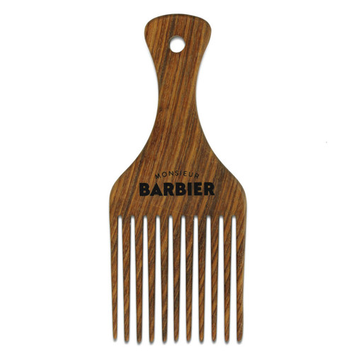 Monsieur Barbier - Peigne Démêlant Et Structurant Barbe Et Cheveux Final Touch En Bois De Santal - Sélection mode & déco Saint Valentin
