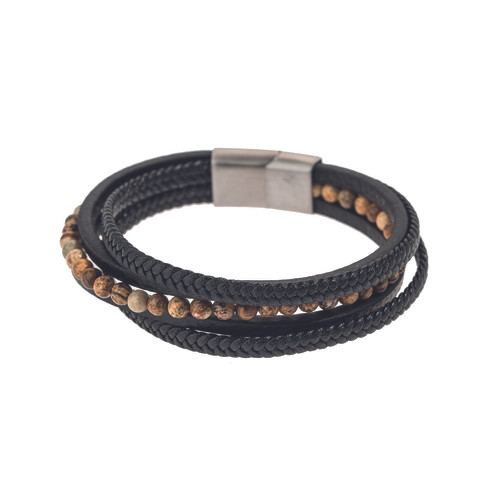 Bracelet Homme Geographical Norway  315104 - NOIR Geographical Norway Bijoux LES ESSENTIELS HOMME
