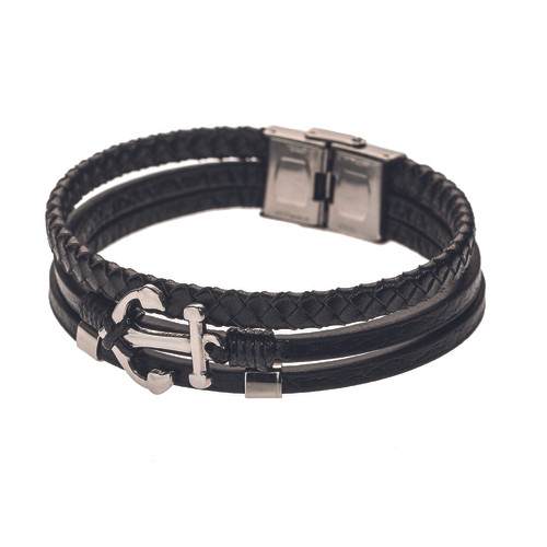 Bracelet Homme Geographical Norway  315130 - NOIR Geographical Norway Bijoux LES ESSENTIELS HOMME