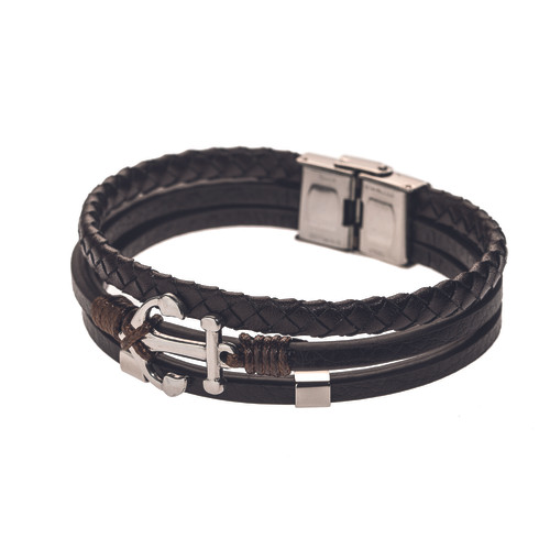 Bracelet Homme Geographical Norway  315131 - MARRON Geographical Norway Bijoux LES ESSENTIELS HOMME