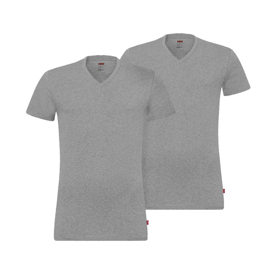 Set de 2 tshirts manches courtes - Gris en coton