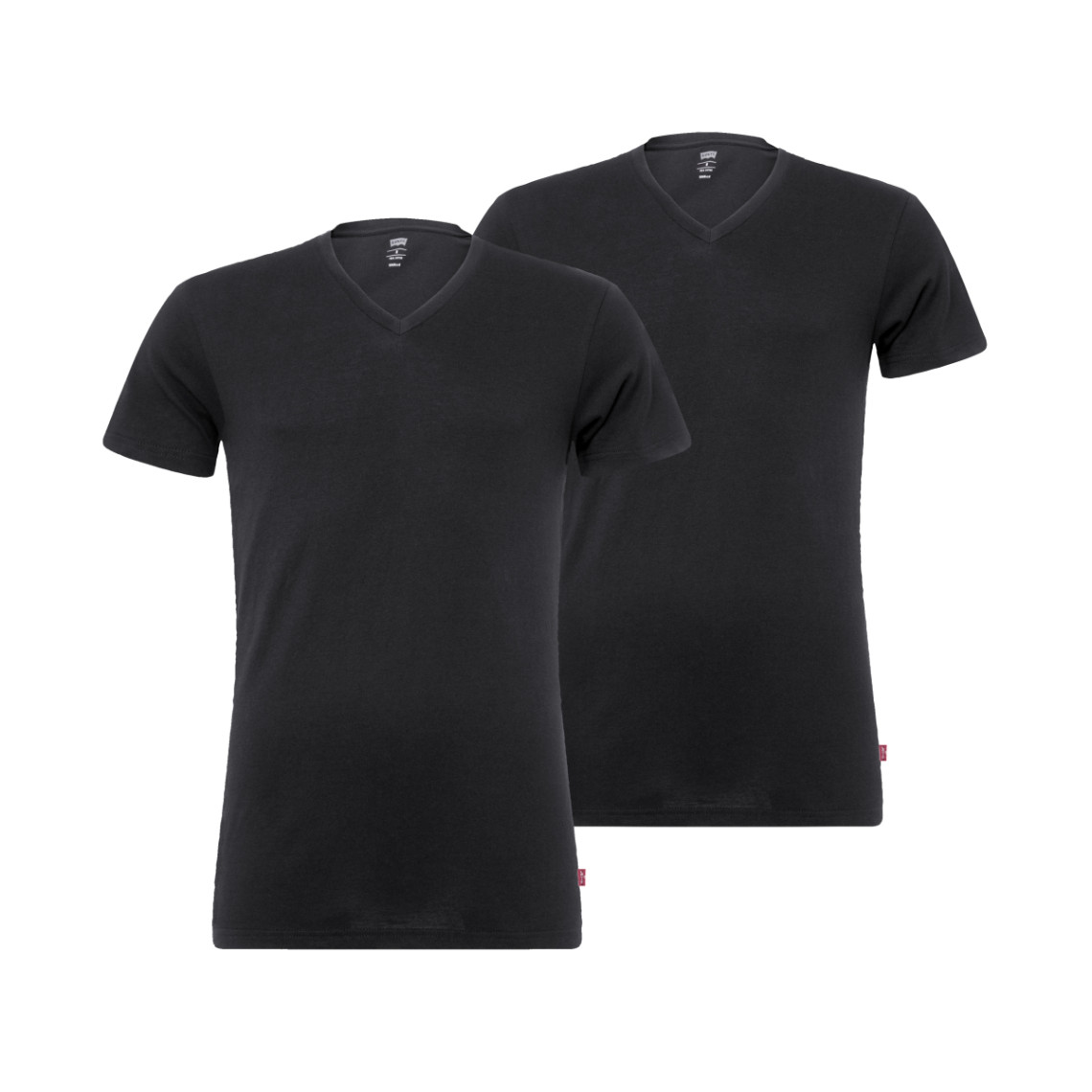 Set de 2 tshirts manches courtes - Noir en coton