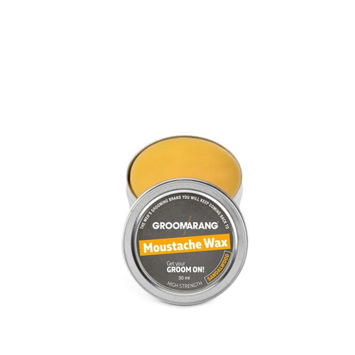 Groomarang - Cire à Moustache 100% Naturel - Wax Original - Soins homme