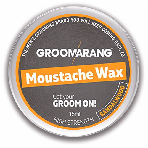 Groomarang - Cire à Moustache Wax Sandalwood 100% Naturel - Beauté