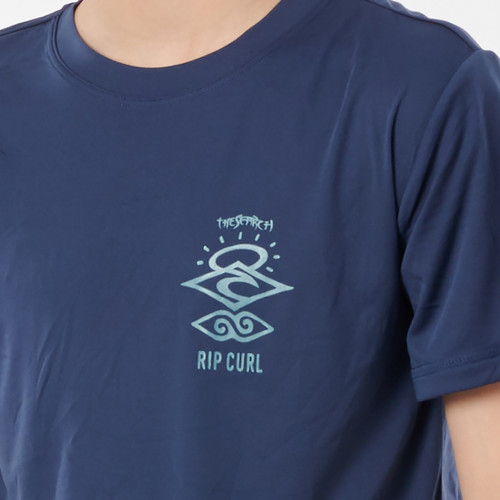 T-shirt Surf Manches Courtes Garçon - Bleu Rip Curl Rip Curl