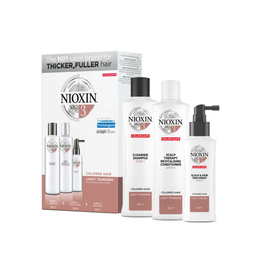 Nioxin - Kit anti-chute System 3 - Cheveux normaux à fins colorés - Tous les soins cheveux