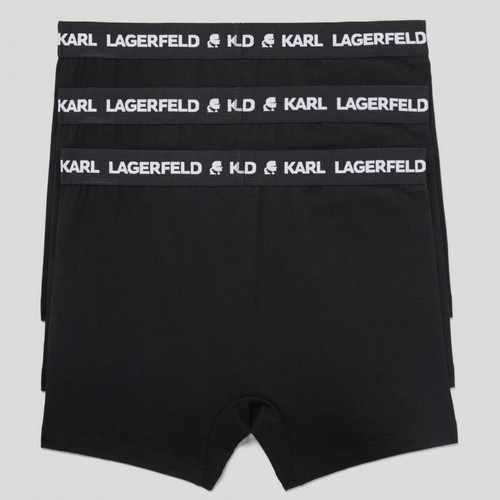 Lot de 3 boxers logotes coton Karl Lagerfeld - Noir Caleçon / Boxer