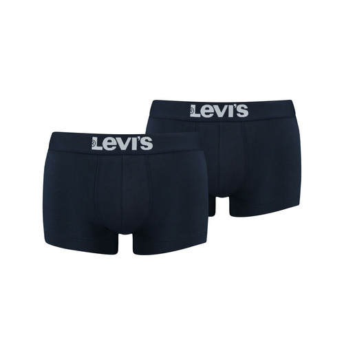 Lot de 2 boxers ceinture élastique - Bleu nuit en coton  Levi's Underwear LES ESSENTIELS HOMME