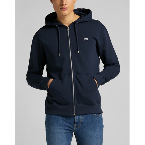 Lee - Sweat bleu Basic Zip Through Hoody - Vêtement de sport  homme