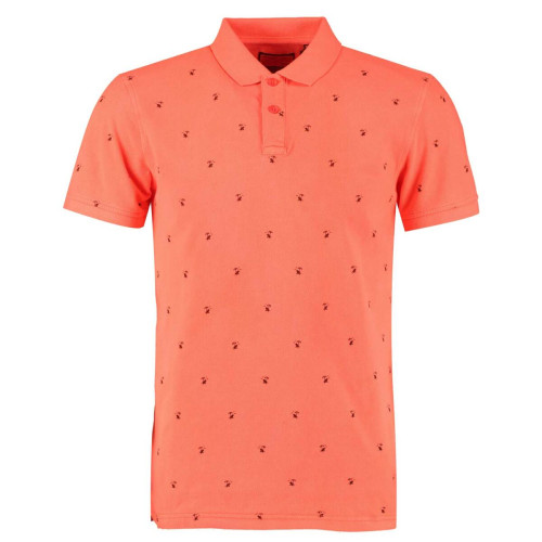 Petrol - Polo Homme orange imprimé  - T-shirt / Polo homme