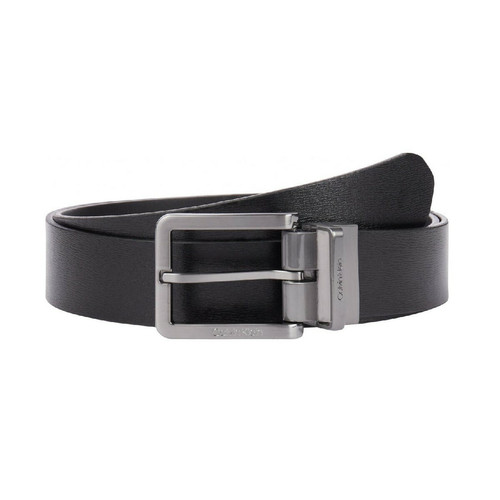 Calvin Klein Maroquinerie - ceinture noire en cuir - Promo LES ESSENTIELS HOMME