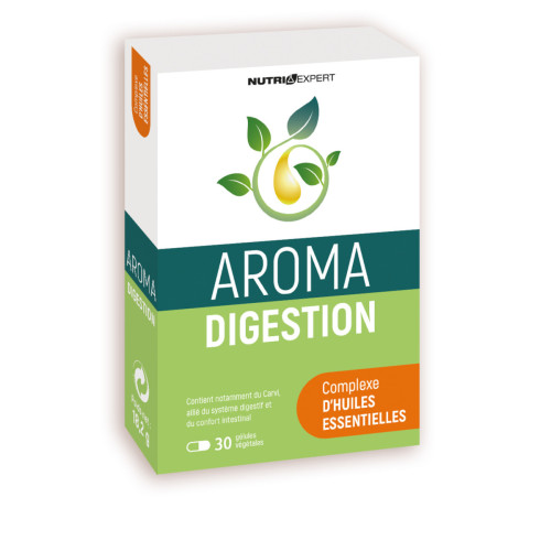 Nutri-expert - Aroma Digestion - 30 gélules végétales - Bien-être et relaxation