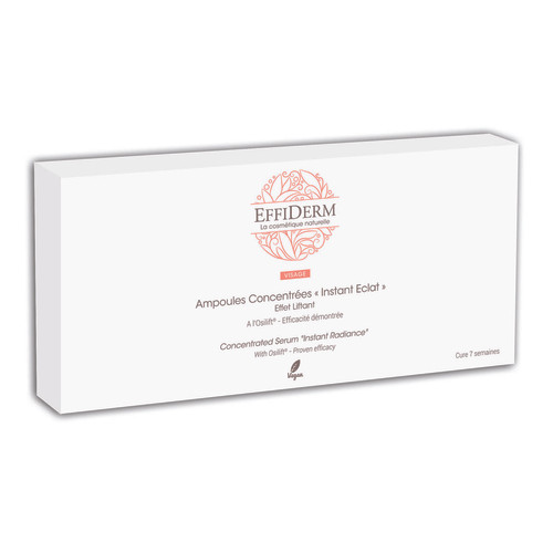 Effiderm - Ampoules Concentrees Instant Eclat - Effiderm - Printemps des Marques Beauté