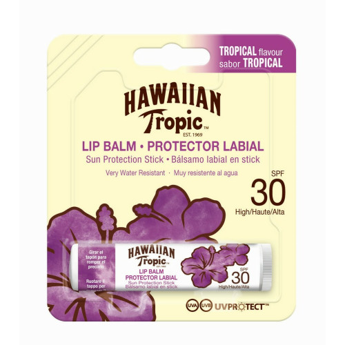 Hawaiian Tropic - Baume à lèvres protecteur - Anti rayons UV - Solaire et bronzant  femme