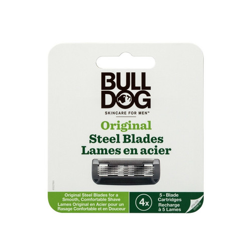 Pack 4 Recharges De Lames Original Bulldog  Bulldog Beauté