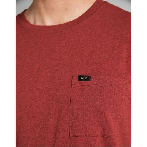 T-Shirt MC Homme Ultimate Pocket Tee brique en coton T-shirt / Polo homme