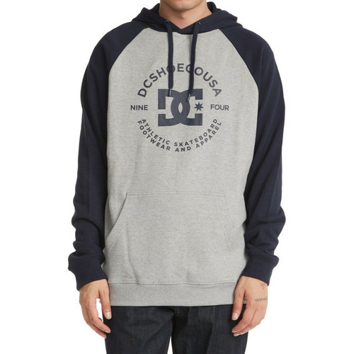 Dc Shoes - Sweatshirt homme gris moyen/bleu marine - Sélection Mode Fête des Pères La Mode Homme