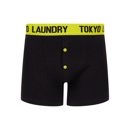 Tokyo Laundry - Pack boxer homme vert - Caleçon / Boxer homme